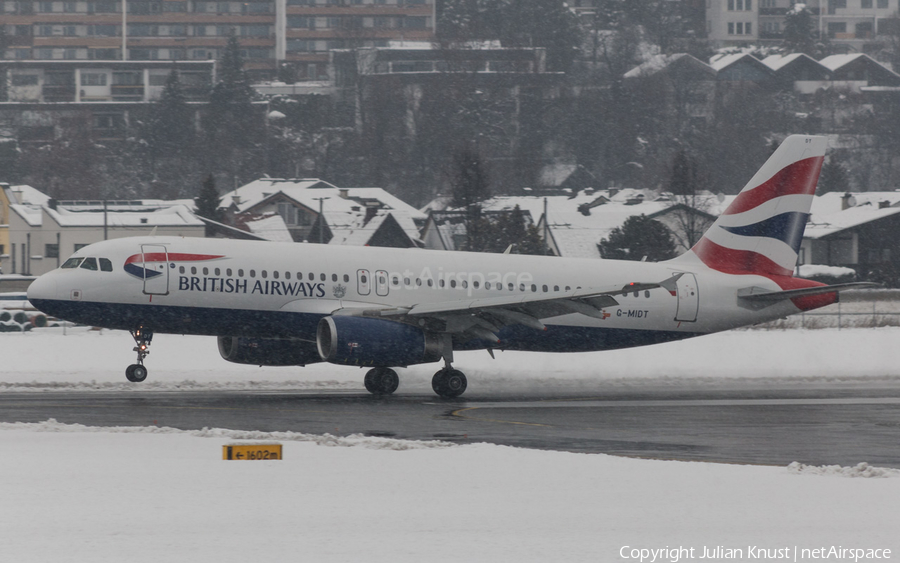 British Airways Airbus A320-232 (G-MIDT) | Photo 287947