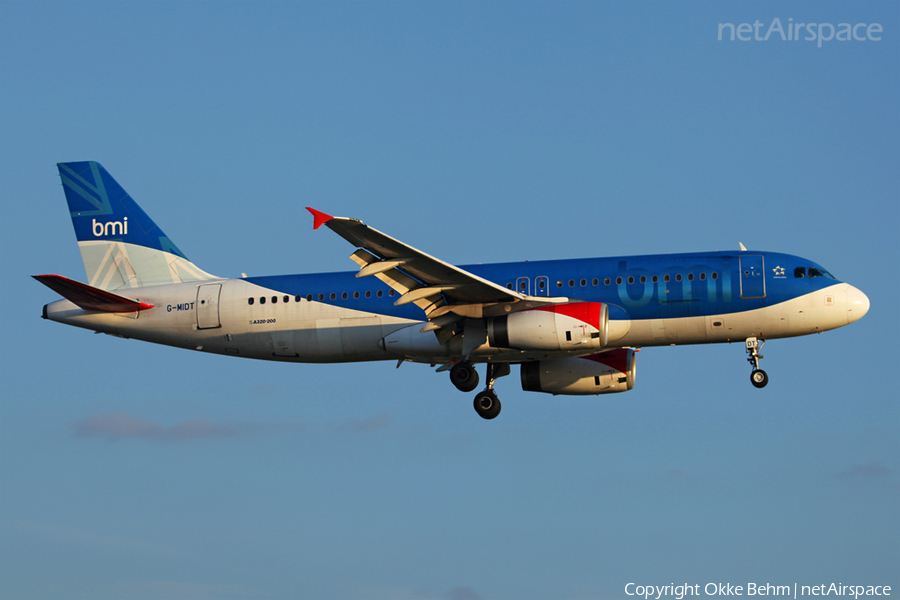 bmi Airbus A320-232 (G-MIDT) | Photo 57709