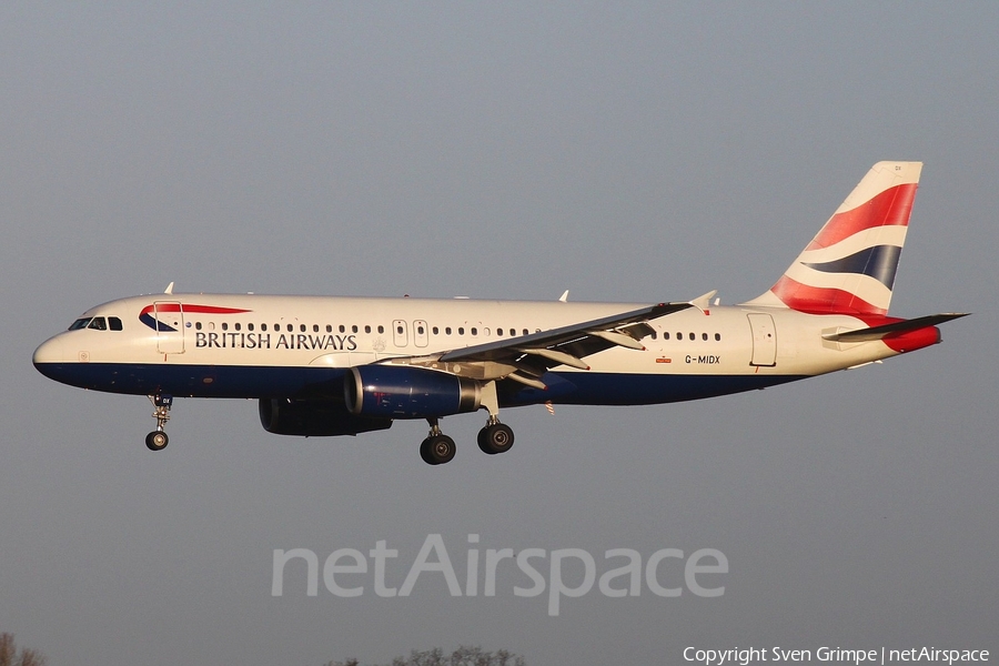 British Airways Airbus A320-232 (G-MIDX) | Photo 97000