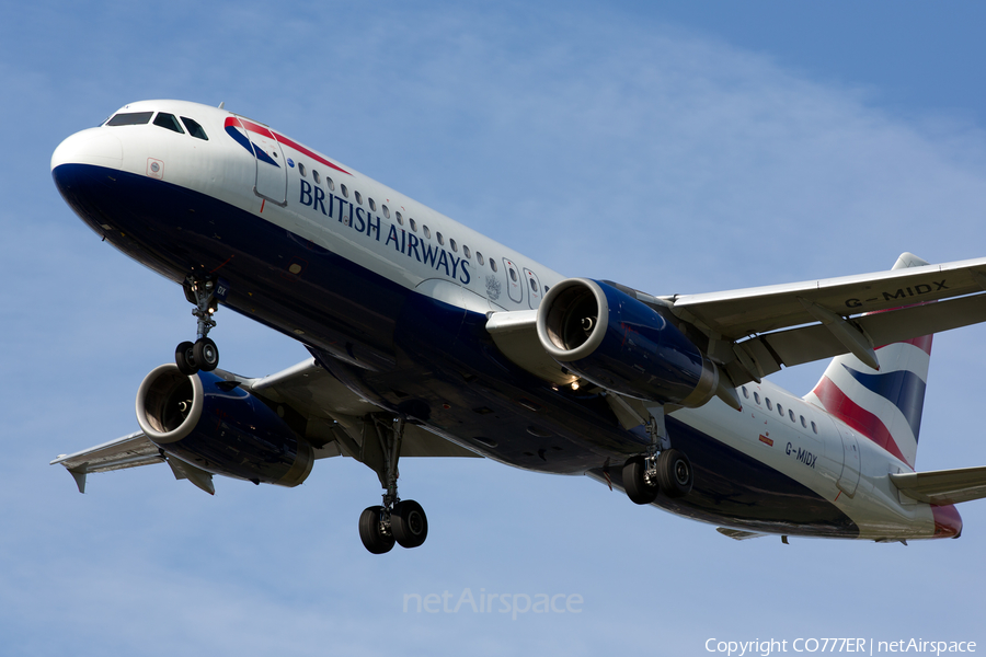 British Airways Airbus A320-232 (G-MIDX) | Photo 73525