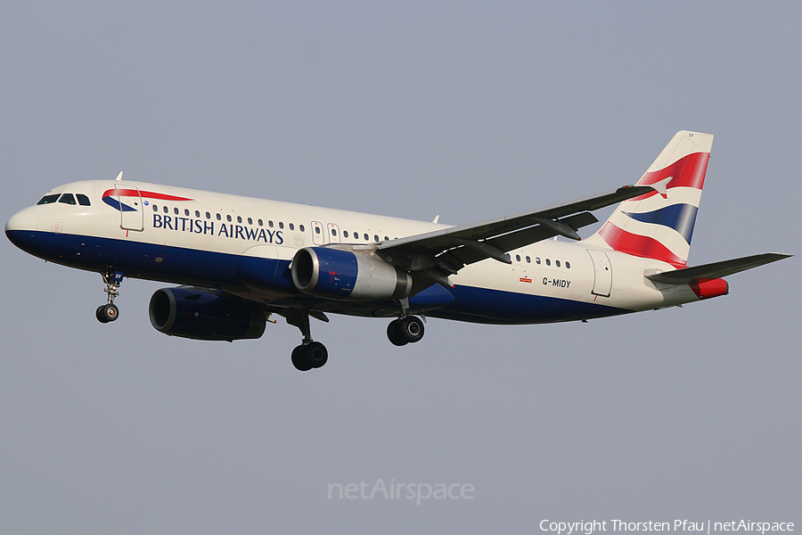 British Airways Airbus A320-232 (G-MIDY) | Photo 61033