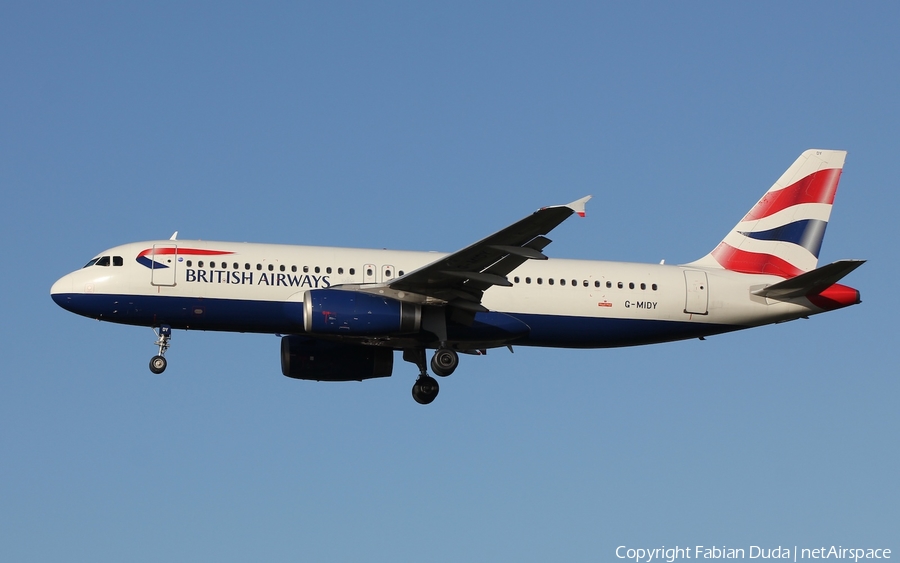 British Airways Airbus A320-232 (G-MIDY) | Photo 268430