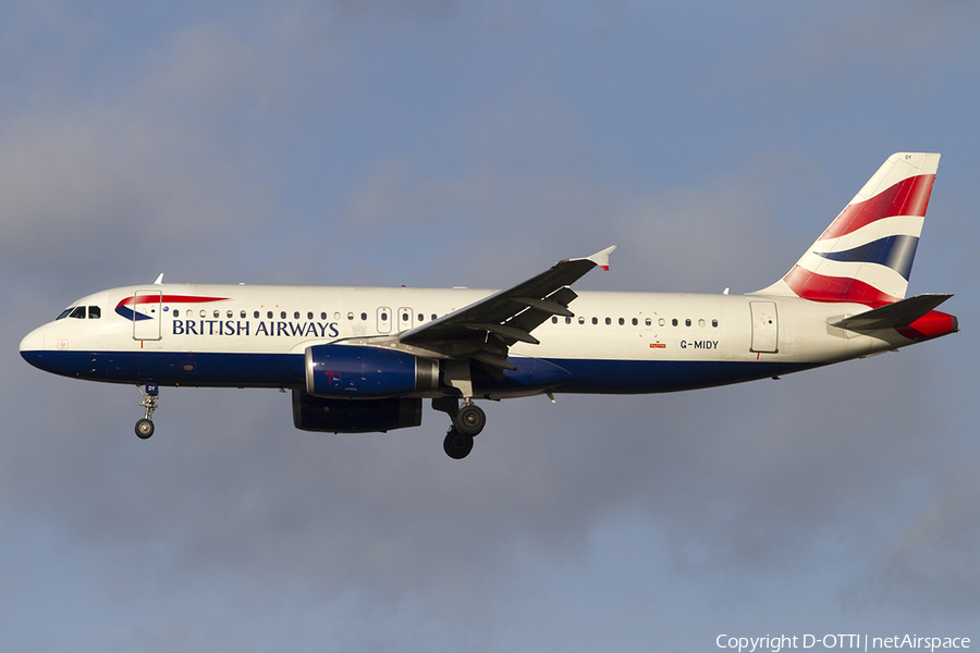 British Airways Airbus A320-232 (G-MIDY) | Photo 474146