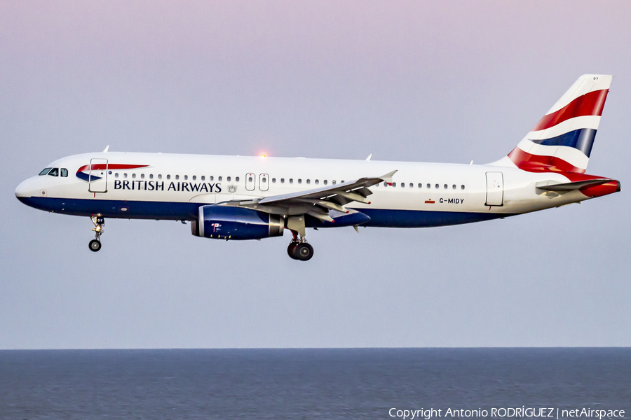 British Airways Airbus A320-232 (G-MIDY) | Photo 374516