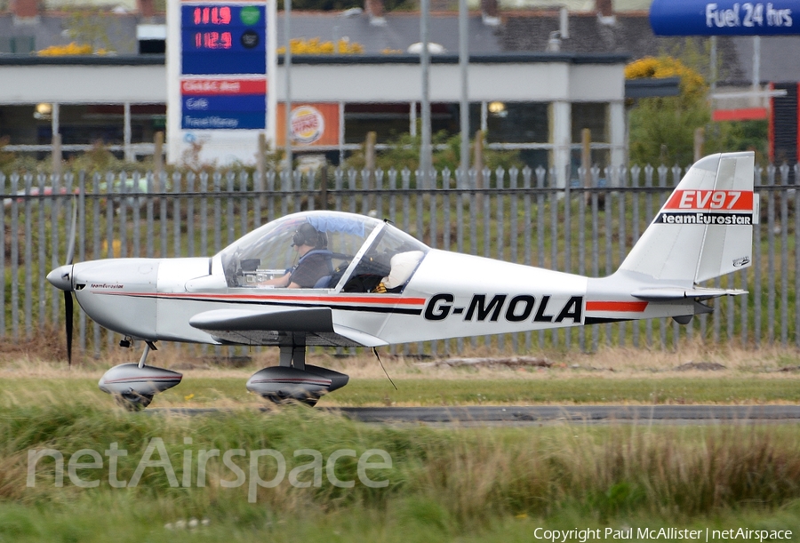 (Private) Evektor-Aerotechnik EV-97 TeamEurostar UK (G-MOLA) | Photo 163233