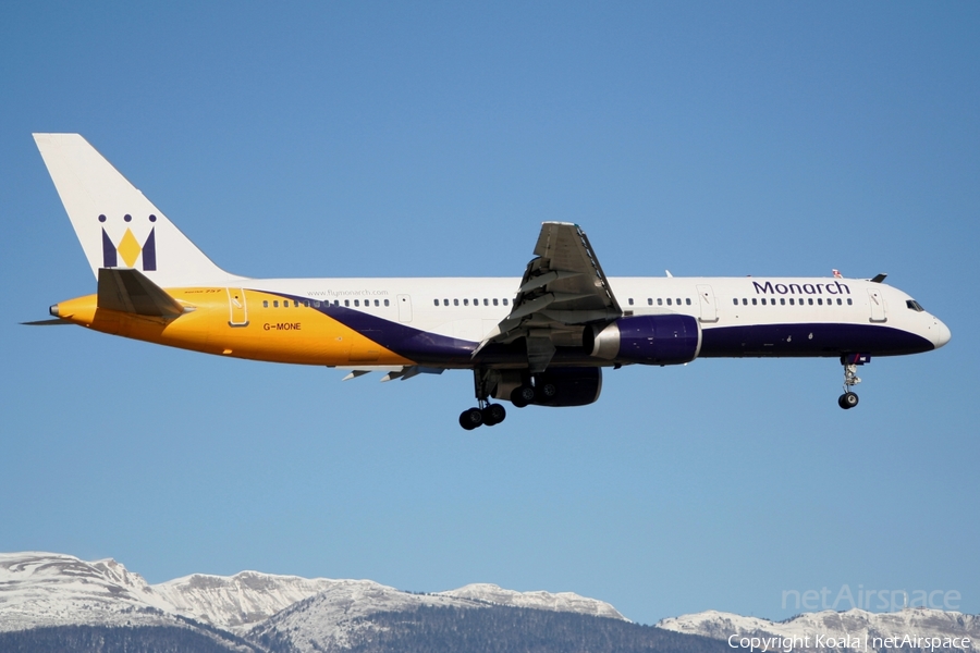 Monarch Airlines Boeing 757-2T7 (G-MONE) | Photo 564885