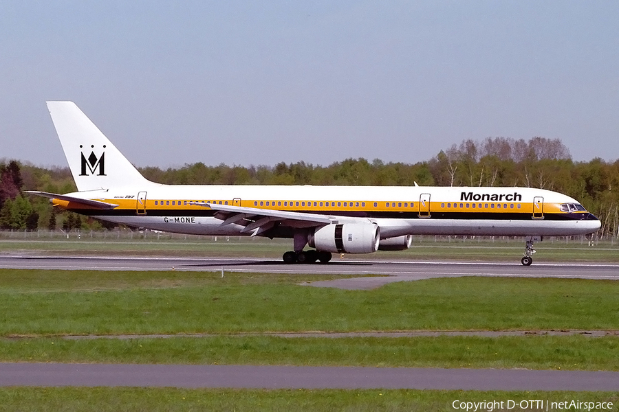 Monarch Airlines Boeing 757-2T7 (G-MONE) | Photo 142557