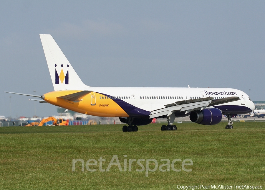 Monarch Airlines Boeing 757-2T7 (G-MONK) | Photo 4432