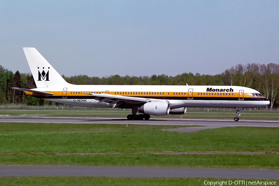Monarch Airlines Boeing 757-2T7 (G-MONK) | Photo 142559