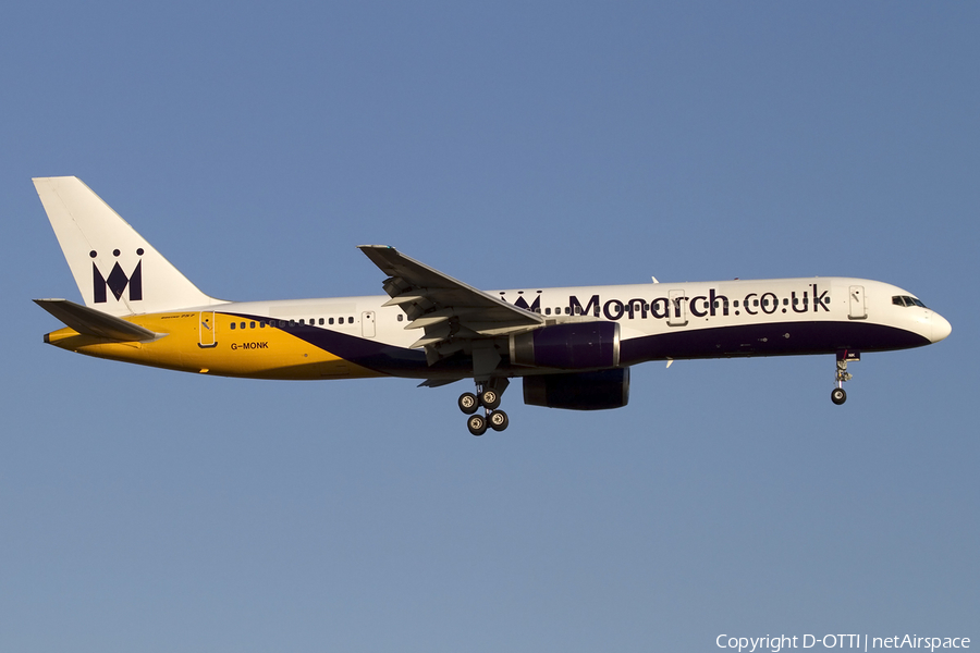 Monarch Airlines Boeing 757-2T7 (G-MONK) | Photo 414288