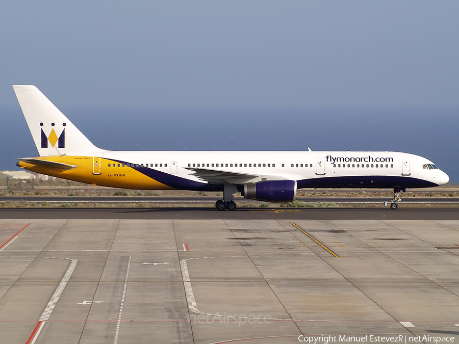Monarch Airlines Boeing 757-2T7 (G-MONK) | Photo 112890