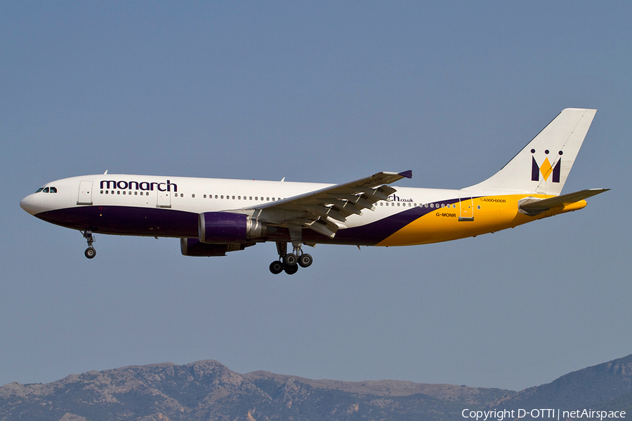 Monarch Airlines Airbus A300B4-605R (G-MONR) | Photo 367147