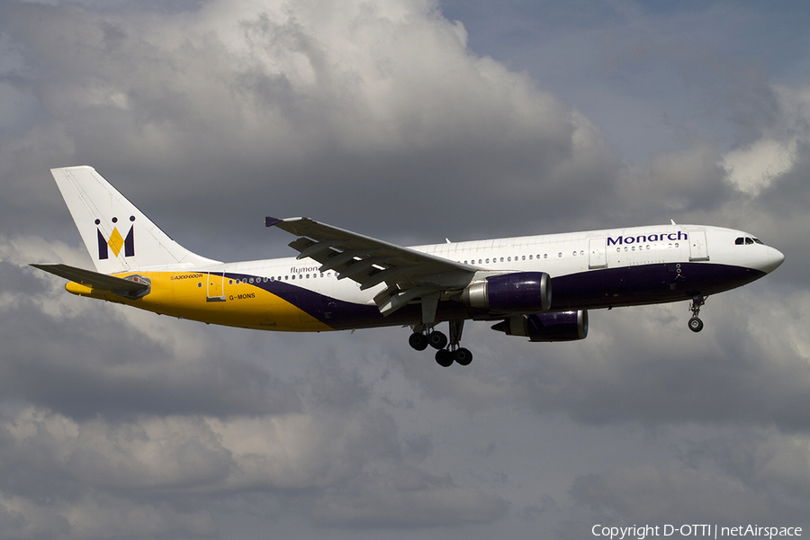 Monarch Airlines Airbus A300B4-605R (G-MONS) | Photo 288110