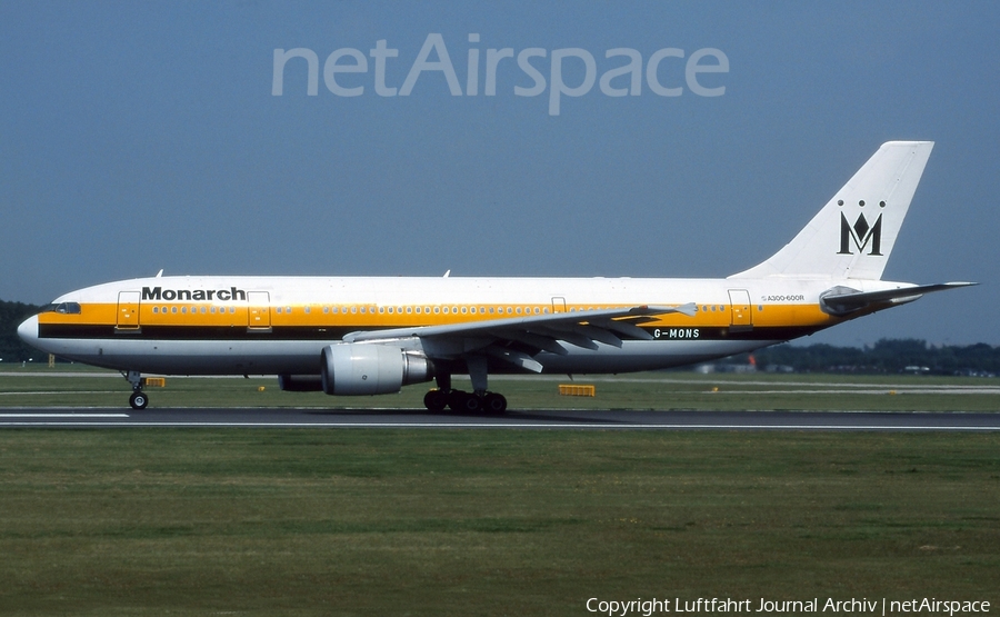Monarch Airlines Airbus A300B4-605R (G-MONS) | Photo 414540