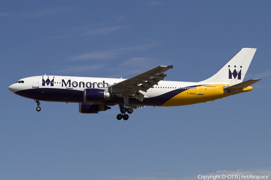 Monarch Airlines Airbus A300B4-605R (G-MONS) | Photo 414961