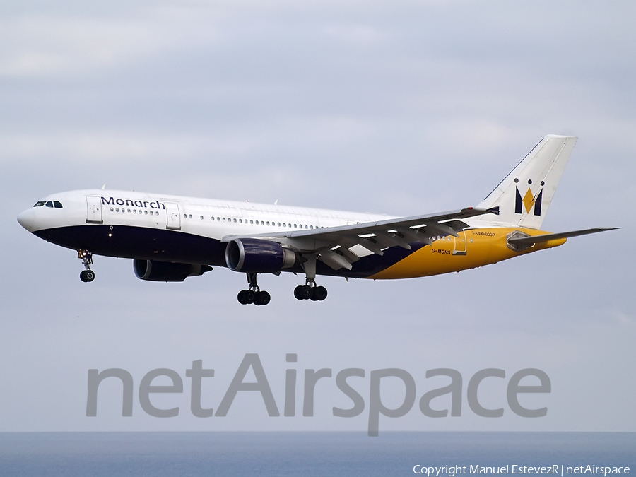 Monarch Airlines Airbus A300B4-605R (G-MONS) | Photo 112892