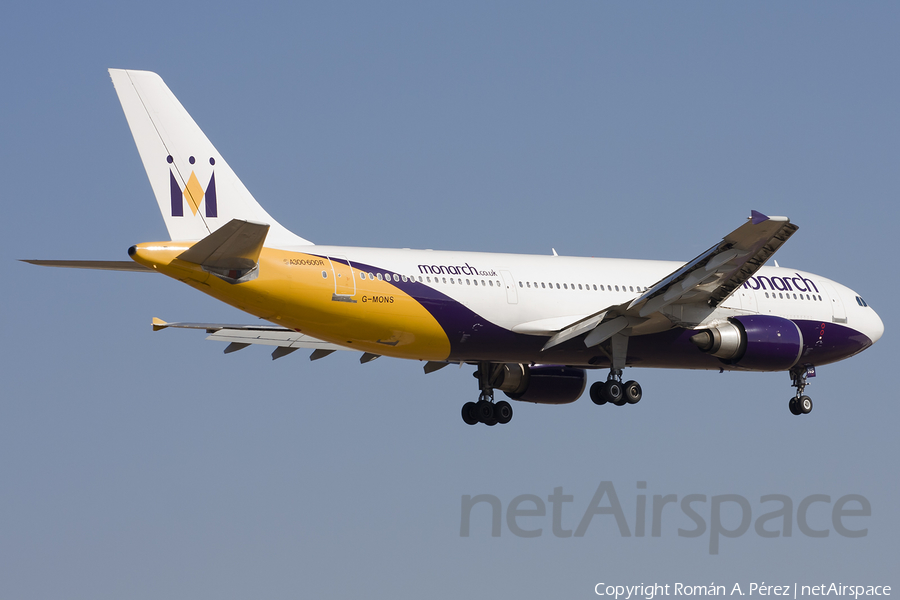 Monarch Airlines Airbus A300B4-605R (G-MONS) | Photo 282111