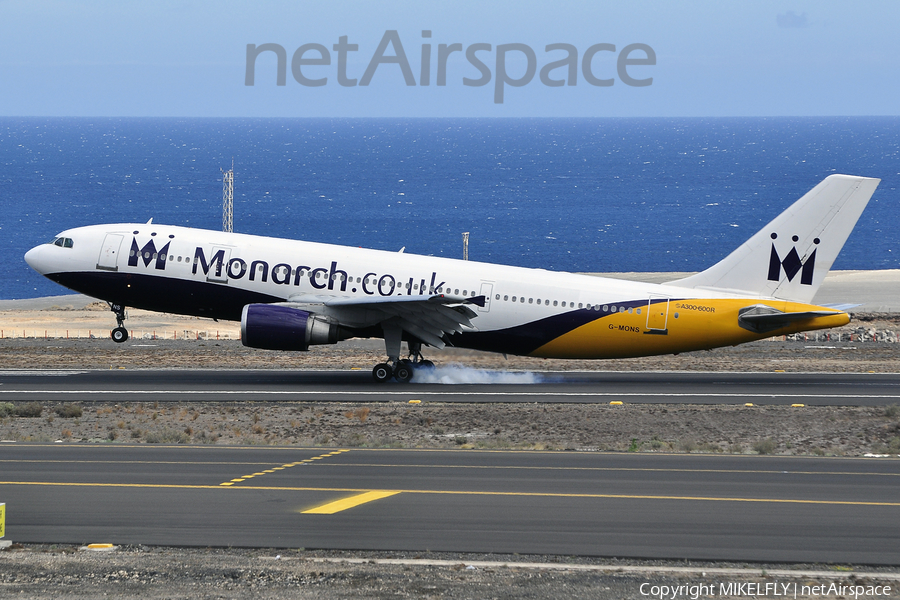 Monarch Airlines Airbus A300B4-605R (G-MONS) | Photo 494870