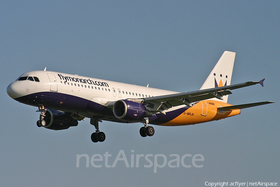 Monarch Airlines Airbus A320-214 (G-MRJK) | Photo 322137