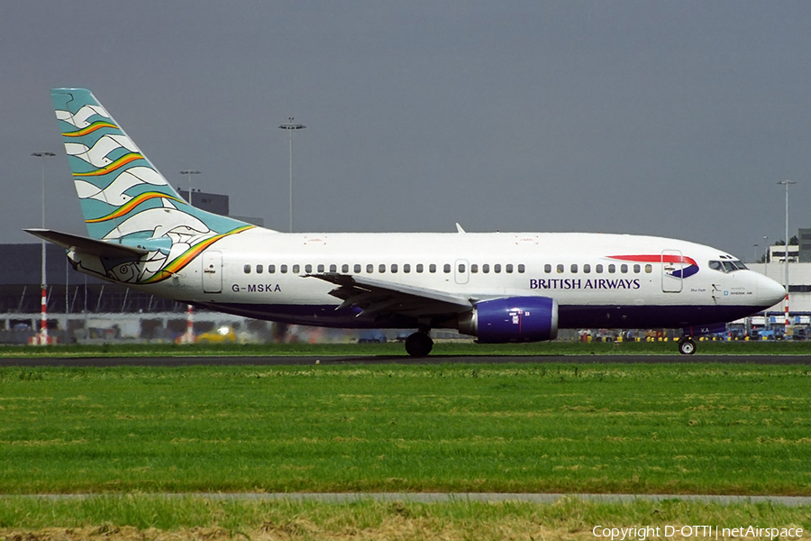 British Airways (Maersk Air UK) Boeing 737-5L9 (G-MSKA) | Photo 324463