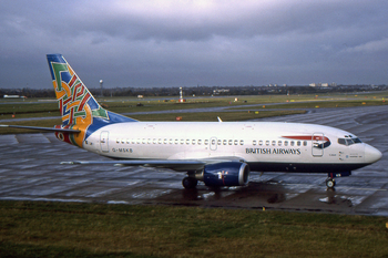 British Airways Boeing 737-5L9 (G-MSKB) at  Birmingham - International, United Kingdom