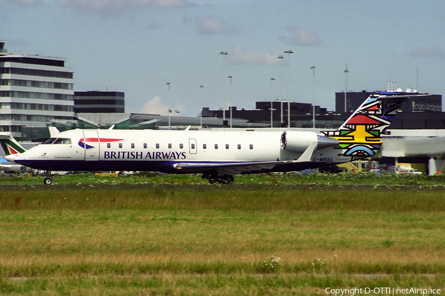 British Airways (Maersk Air UK) Bombardier CRJ-200LR (G-MSKL) | Photo 340385
