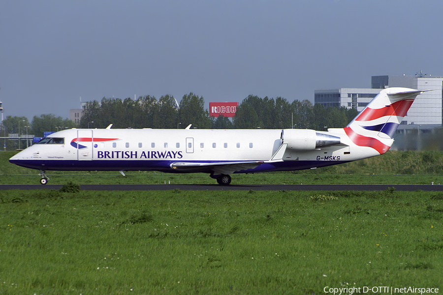 British Airways (Maersk Air UK) Bombardier CRJ-200LR (G-MSKS) | Photo 468105