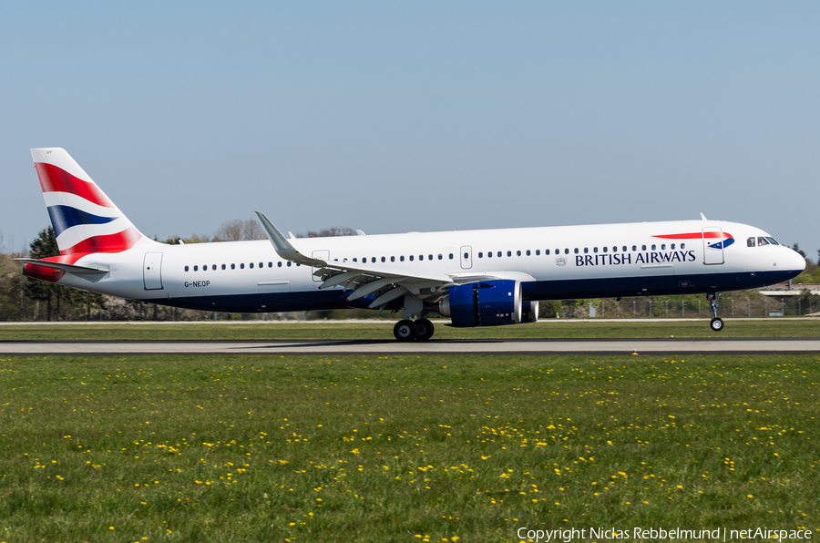 British Airways Airbus A321-251NX (G-NEOP) | Photo 313724