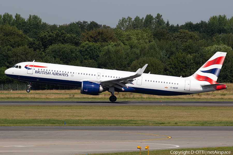 British Airways Airbus A321-251NX (G-NEOP) | Photo 343474