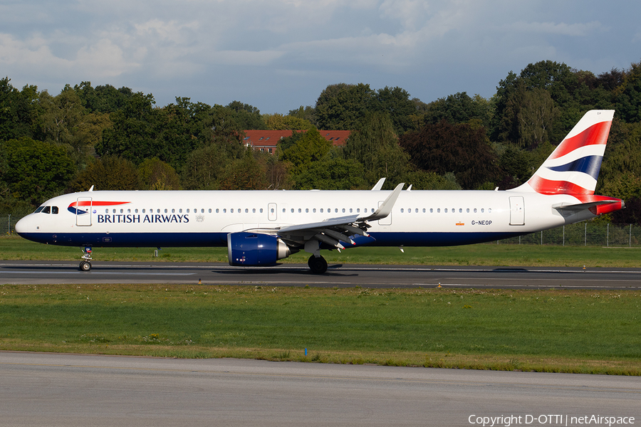 British Airways Airbus A321-251NX (G-NEOP) | Photo 346189