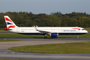 British Airways Airbus A321-251NX (G-NEOP) at  Hamburg - Fuhlsbuettel (Helmut Schmidt), Germany