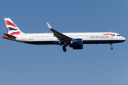 British Airways Airbus A321-251NX (G-NEOP) at  London - Heathrow, United Kingdom