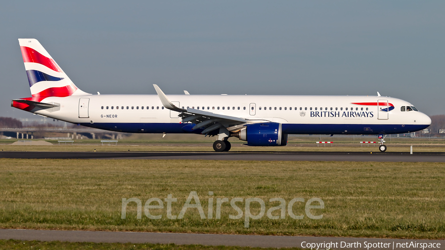 British Airways Airbus A321-251NX (G-NEOR) | Photo 358423