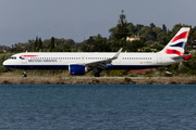 British Airways Airbus A321-251NX (G-NEOR) at  Corfu - International, Greece