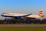 British Airways Airbus A321-251NX (G-NEOR) at  Hamburg - Fuhlsbuettel (Helmut Schmidt), Germany