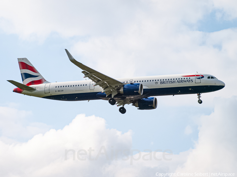 British Airways Airbus A321-251NX (G-NEOR) | Photo 340076