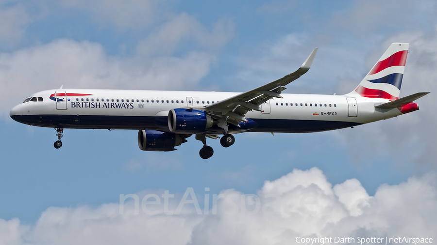 British Airways Airbus A321-251NX (G-NEOR) | Photo 374761