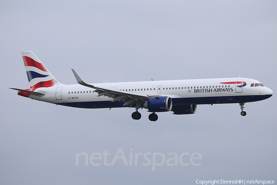British Airways Airbus A321-251NX (G-NEOR) | Photo 444317