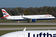 British Airways Airbus A321-251NX (G-NEOR) at  Munich, Germany