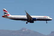 British Airways Airbus A321-251NX (G-NEOR) at  Tenerife Sur - Reina Sofia, Spain