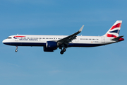 British Airways Airbus A321-251NX (G-NEOS) at  Amsterdam - Schiphol, Netherlands