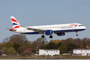 British Airways Airbus A321-251NX (G-NEOS) at  Hamburg - Fuhlsbuettel (Helmut Schmidt), Germany