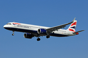 British Airways Airbus A321-251NX (G-NEOS) at  London - Heathrow, United Kingdom