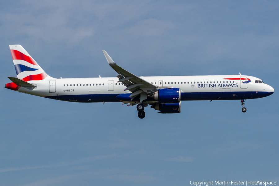 British Airways Airbus A321-251NX (G-NEOS) | Photo 345484