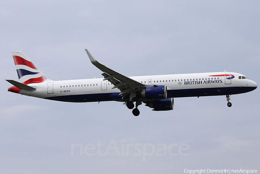 British Airways Airbus A321-251NX (G-NEOS) | Photo 395738