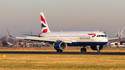 British Airways Airbus A321-251NX (G-NEOT) at  Amsterdam - Schiphol, Netherlands