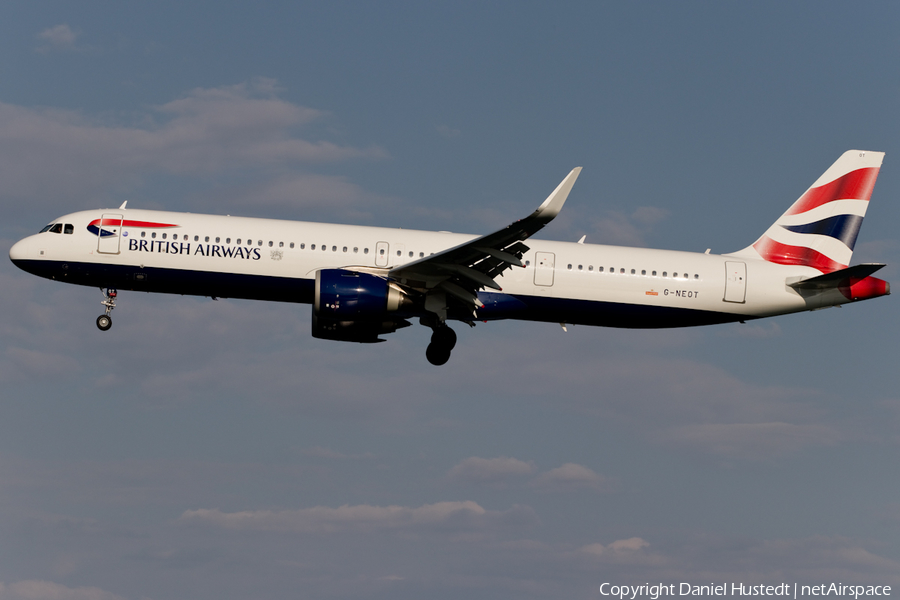 British Airways Airbus A321-251NX (G-NEOT) | Photo 410206