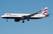 British Airways Airbus A321-251NX (G-NEOT) at  Madrid - Barajas, Spain