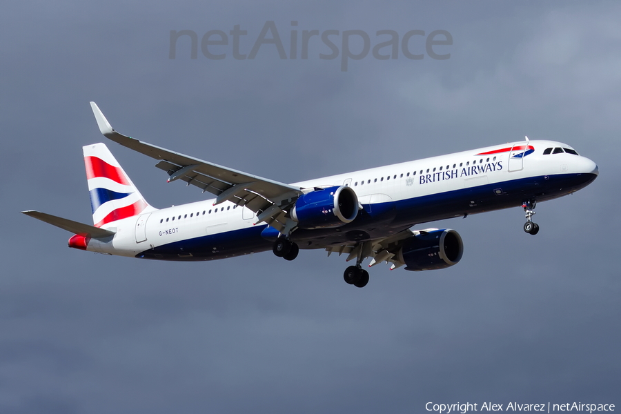 British Airways Airbus A321-251NX (G-NEOT) | Photo 414743