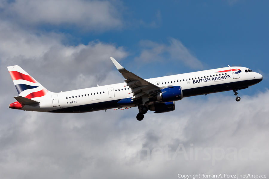 British Airways Airbus A321-251NX (G-NEOT) | Photo 414941